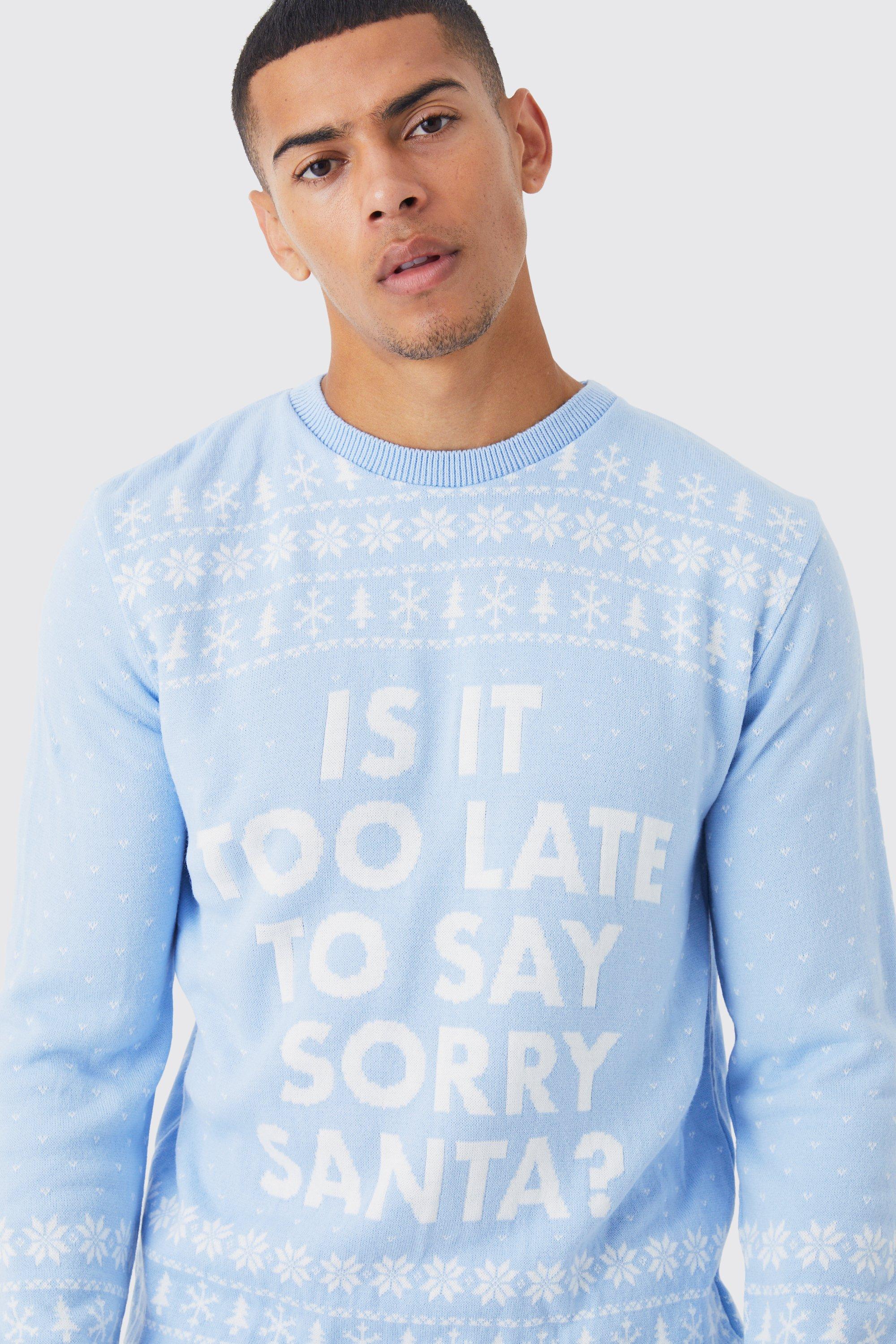 Sorry Santa Christmas Jumper